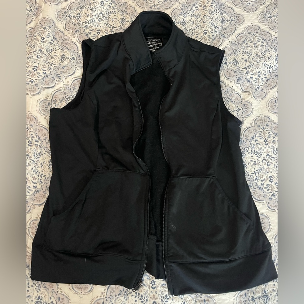 Cherokee Black Sleeveless Jacket
